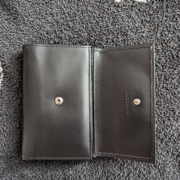 💐 Longchamp Black Leather Wallet 💐 - Picture 2 of 9
